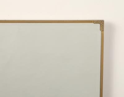 Luciano Frigerio Luciano Frigerio Brass Framed Large Mirror circa 1970