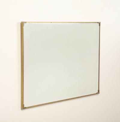 Luciano Frigerio Luciano Frigerio Brass Framed Large Mirror circa 1970