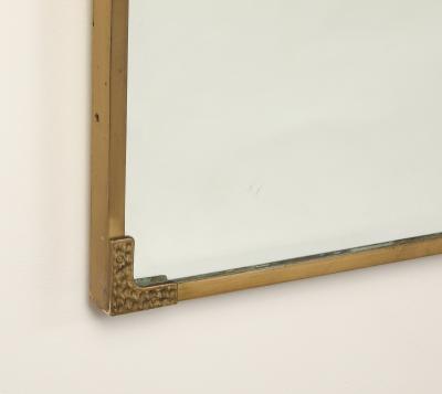 Luciano Frigerio Luciano Frigerio Brass Framed Large Mirror circa 1970