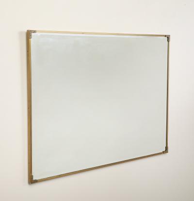 Luciano Frigerio Luciano Frigerio Brass Framed Large Mirror circa 1970