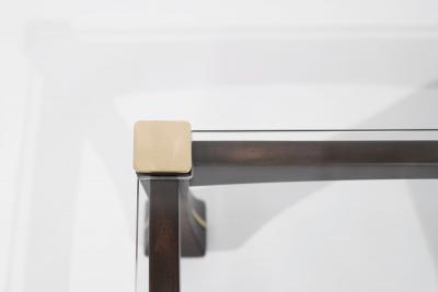 Luciano Frigerio Luciano Frigerio Mahogany and Brass Ussaro Coffee Table C 1970s