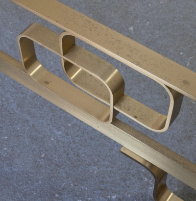 Luciano Frigerio Mid Century Brass Bed by Luciano Frigerio 1970s