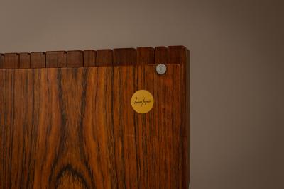 Luciano Frigerio Norman Sideboard in Walnut by Luciano Frigerio Italy 1970s