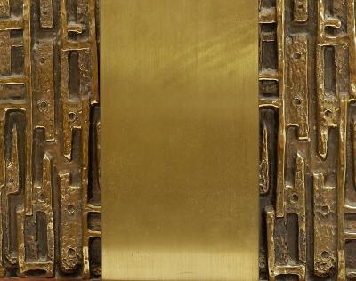 Luciano Frigerio Pair of Italian Bronze Table Lamps by Luciano Frigerio