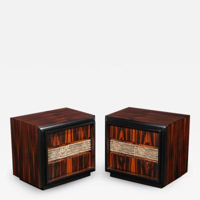 Luciano Frigerio Pair of Vintage Luciano Frigerio Nightstands