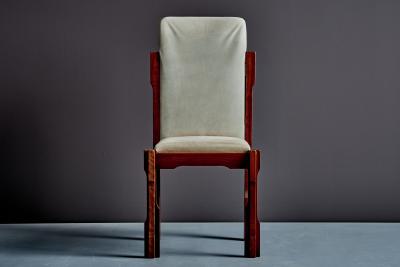 Luciano Frigerio Set of 8 Brutalist Dining Chairs Chairs by Luciano Frigerio