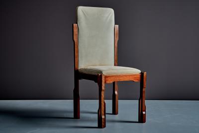 Luciano Frigerio Set of 8 Brutalist Dining Chairs Chairs by Luciano Frigerio