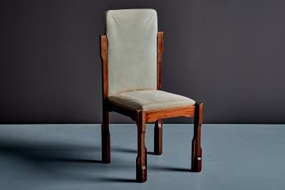 Luciano Frigerio Set of 8 Brutalist Dining Chairs Chairs by Luciano Frigerio