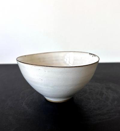 Lucie Rie British Studio Ceramic Bowl with Magnesium Glaze Lucie Rie
