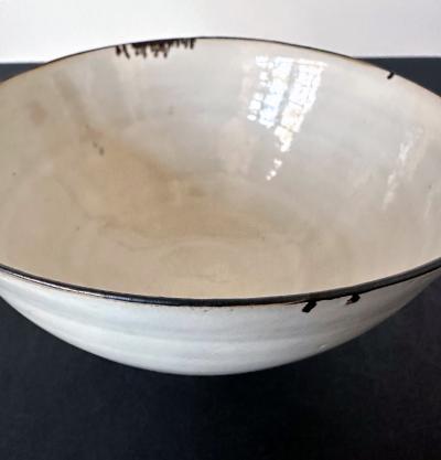Lucie Rie British Studio Ceramic Bowl with Magnesium Glaze Lucie Rie