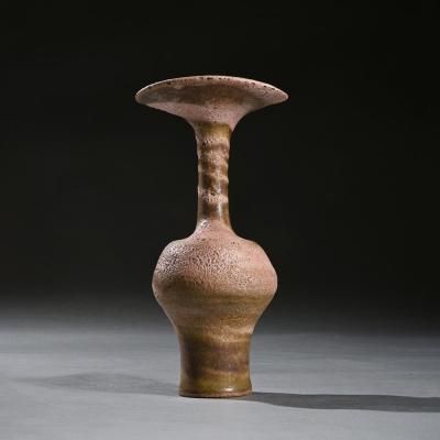 Lucie Rie LUCIE RIE VASE WITH FLARING LIP MIXED STONEWARE CIRCA 1985