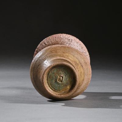 Lucie Rie LUCIE RIE VASE WITH FLARING LIP MIXED STONEWARE CIRCA 1985