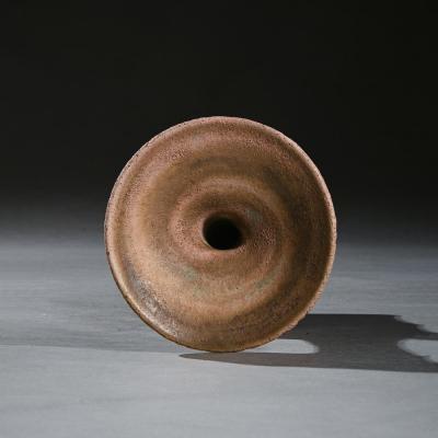 Lucie Rie LUCIE RIE VASE WITH FLARING LIP MIXED STONEWARE CIRCA 1985