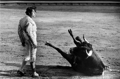 Lucien Clergue Dead Bull Palomo Linares Castellon Bull Fighter 1967