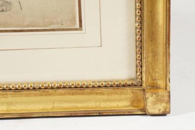 Lucien Laurent Gsell Large Charcoal on Paper Drawing of a Male Nude