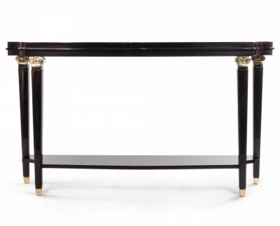 Lucien Rollin Customizable French Mid Century Style Lacquer Console Table Made to Order 