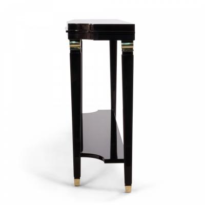 Lucien Rollin Customizable French Mid Century Style Lacquer Console Table Made to Order 