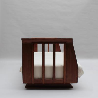 Lucien Rollin Fine French 1930s Daybed Sofa Attributed to Lucien Rollin