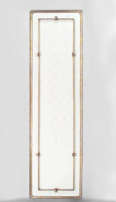 Lucien Rollin French 1940s 4 Fold Gilt Wood Framed Screen