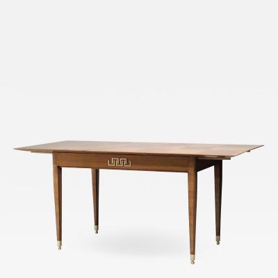 Lucien Rollin Lucien Rollin French Mid Century Ormolu Maple Dining Table
