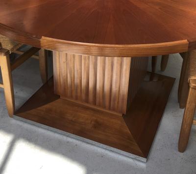 Lucien Rollin Lucien Rollin Spectacular Pure Large Round Dining Table with Central Foot