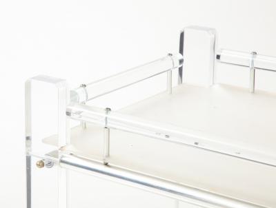Lucite Bar Cart
