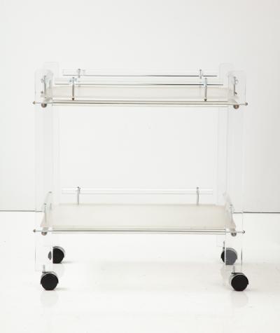 Lucite Bar Cart