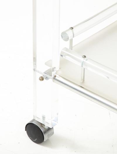 Lucite Bar Cart