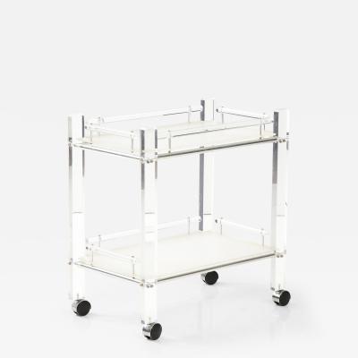 Lucite Bar Cart