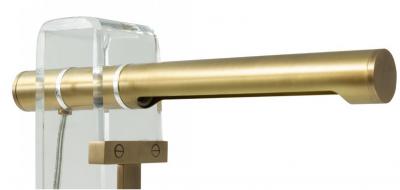 Lucite Bronze Telescopic Floor Lamp