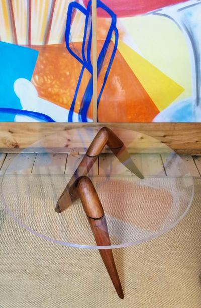Lucite Coffee Table Carlsbad Studio 1970s