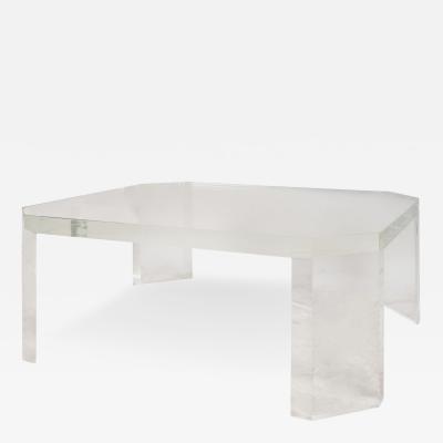 Lucite Coffee Table by Charles Hollis Jones