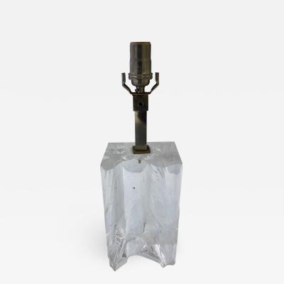 Lucite Table Lamp