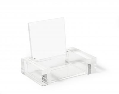 Lucite Transparent Box Italy c 1980
