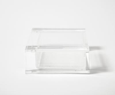 Lucite Transparent Box Italy c 1980
