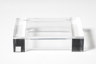 Lucite Transparent Box Italy c 1980