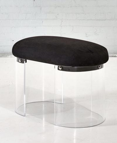 Lucite Vanity Bench 1960
