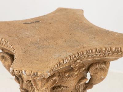 Lucite and Limestone Column or Pedestal