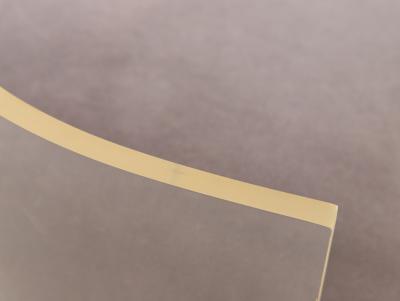 Lucite and Velvet Barrel Back Chair