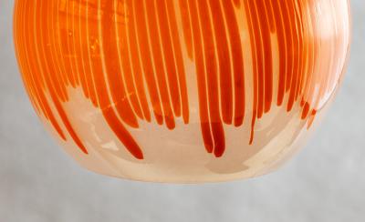 Ludovico Diaz de Santillana Anemone pendant chandelier in glass by Ludovico Diaz de Santillana for Venini
