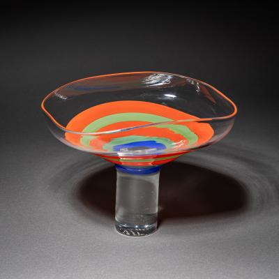 Ludovico Diaz de Santillana Philips Glass Vase by Ludovico Diaz de Santillana for Venini Italy 1968 70