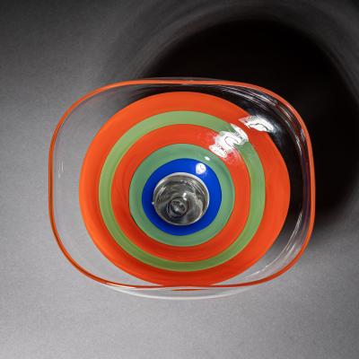 Ludovico Diaz de Santillana Philips Glass Vase by Ludovico Diaz de Santillana for Venini Italy 1968 70