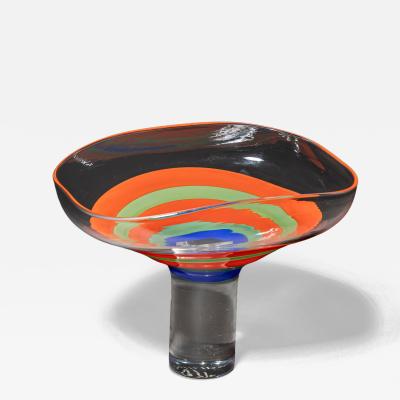 Ludovico Diaz de Santillana Philips Glass Vase by Ludovico Diaz de Santillana for Venini Italy 1968 70