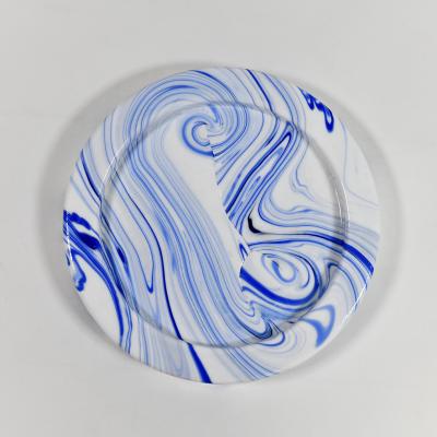 Ludovico Diaz de Santillana Swirled glass dish for the Hotel Excelsior Lido