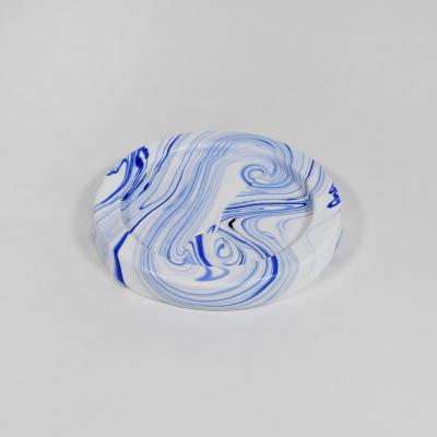 Ludovico Diaz de Santillana Swirled glass dish for the Hotel Excelsior Lido