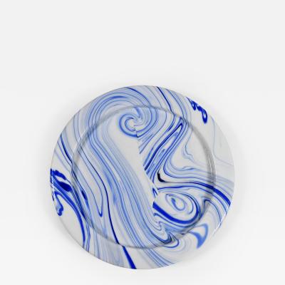 Ludovico Diaz de Santillana Swirled glass dish for the Hotel Excelsior Lido