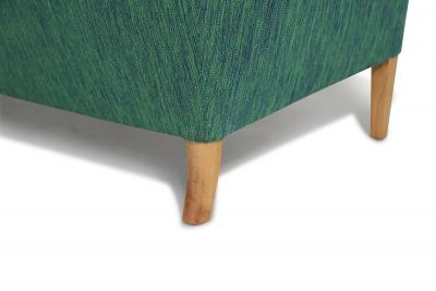 Ludvig Pontoppidan Ludvig Pontoppidan Danish Cabinetmaker Wool Sofa circa 1940