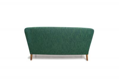 Ludvig Pontoppidan Ludvig Pontoppidan Danish Cabinetmaker Wool Sofa circa 1940