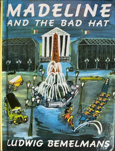 Ludwig Bemelmans Chef Basting Chicken with Madeline Watching