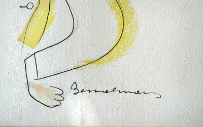 Ludwig Bemelmans Snobby Chef Big Hat Upscale Restaurant Theme